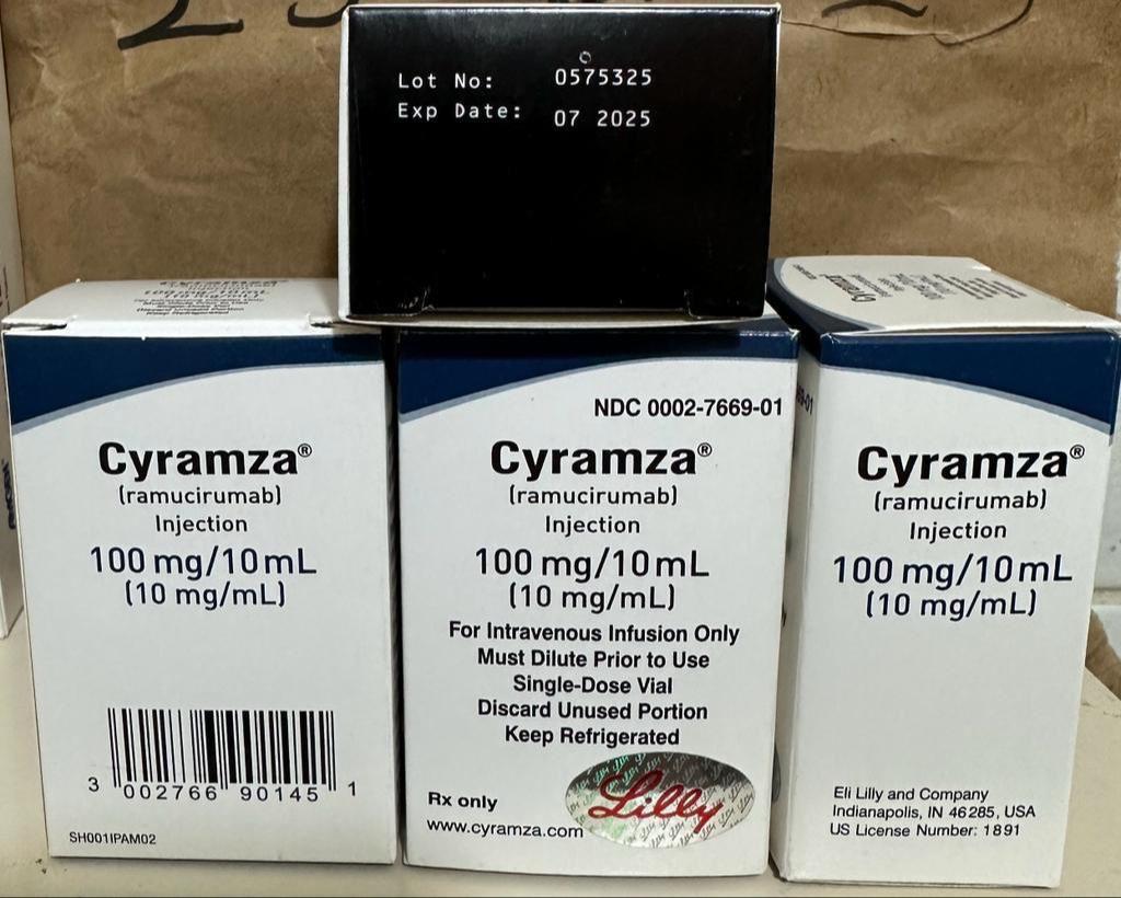 CYRAMZA 100mg - Ramucirumab