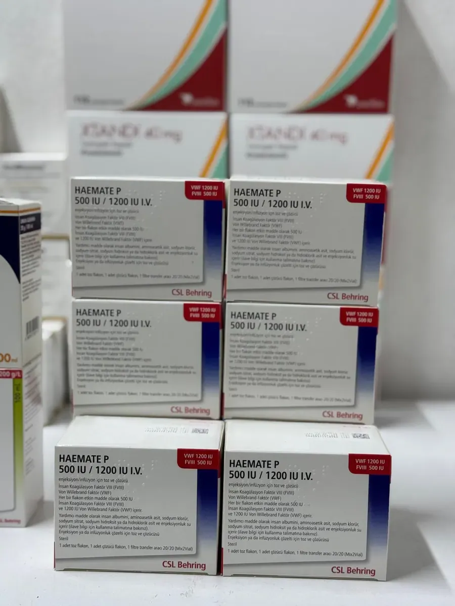 HAEMATE P 500IU/1200IU - Factor VIII/VWF