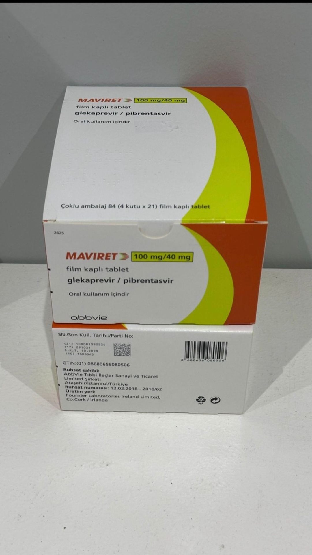 MAVIRET 100mg/40mg - Glekaprevir/Pibrentasvir