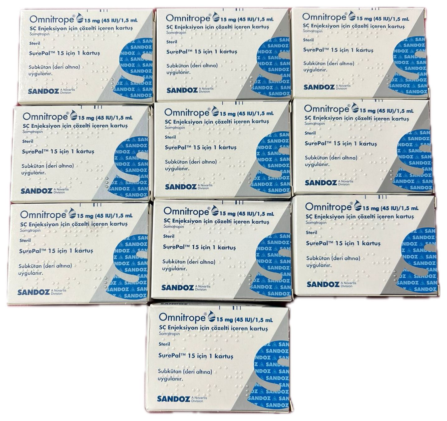 OMNITROPE 45IU - Somatropin