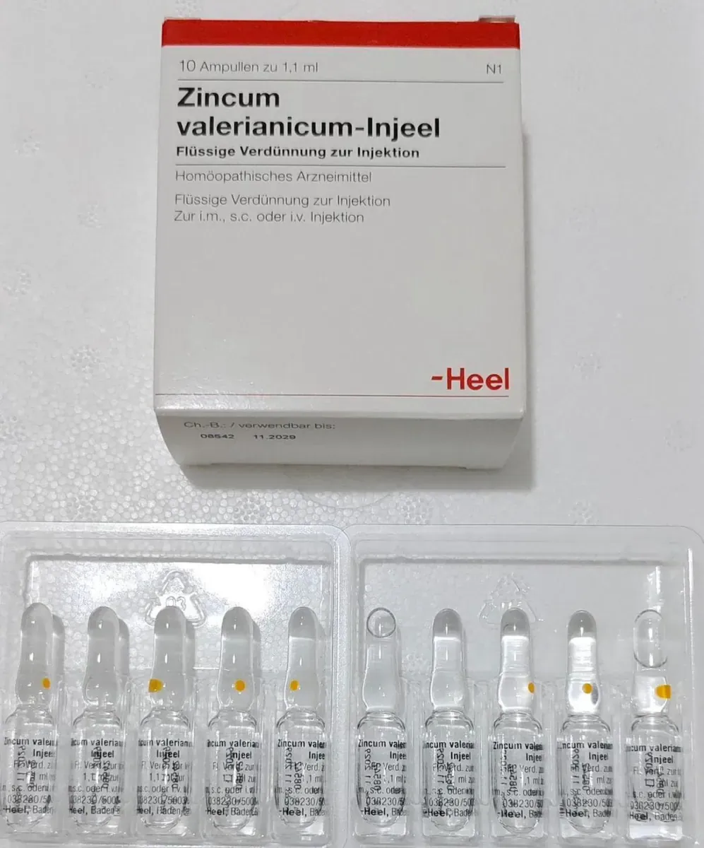 ZINCUM VALERIANICUM INJEEL 10 Amp